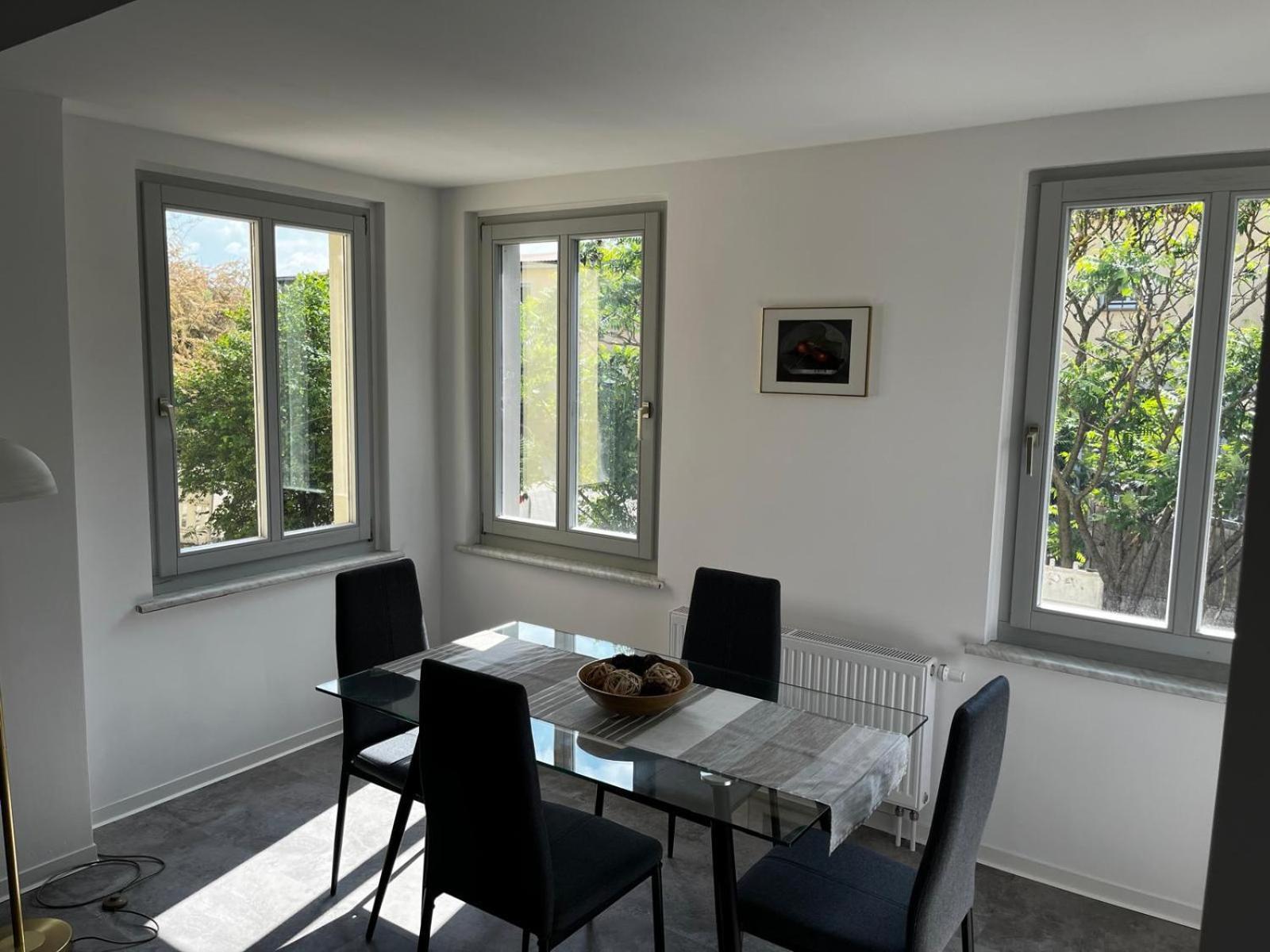Moebliertes Apartment Arneburg Eksteriør bilde